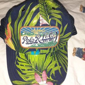 Polo RL Mens HAWAIIAN Print Vintage Trucker Hat